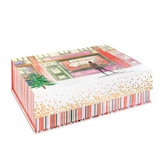 Large Christmas Shopping Decorative Box by Ashland®
